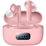 Pink TWS Earphones Wireless Earbuds Headphone True Stereo Headset  - ZDXW185 2534-1