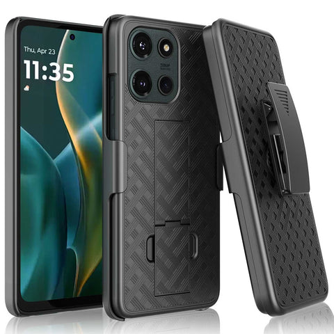 Case with Belt Clip Swivel Holster Combo Cover w Kickstand Armor Drop-Proof  - ZDM73 2217-1