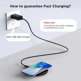 15W Fast Wireless Charger With USB Wall Charger Power Adapter Charging Pad  Slim Quick Charge   - ZDWH4 2284-4