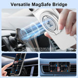 Metal Magnetic Ring Phone Holder Kickstand Folding Desk Stand Silver Color  - ZDXW220 2570-3