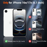 Hybrid Case Cover Metal Ring Lens Protects Kickstand Shockproof Armor  - ZDXW107 2449-7