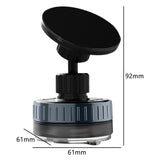 Magnetic Car Mount Phone Holder For Dash Windshield  Vacuum MagSafe Compatible Swivel  - ZDZ89 2191-10