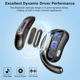 Wireless Ear-hook Open Earphones  Bluetooth Earbuds  Over the Ear Headphones True Stereo Charging Case Hands-free  - ZDXW223 2578-5