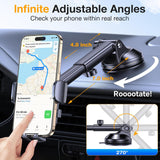 Car Mount Windshield Air Vent Adhesive Base Phone Holder Glass Cradle  - ZDXW214 2564-5
