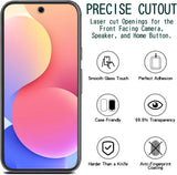 2 Pack Screen Protector Tempered Glass HD Clear Full Cover (Fingerprint Unlock) 9H Hardness  - ZD2SP91 2452-2