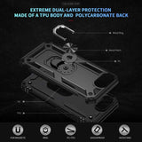 Case Belt Clip Holster Swivel Metal Ring Cover Kickstand Armor  - ZDF16 2205-7