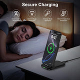 Foldable Wireless Charger 15W Fast Folding Stand Charging Pad  Slim  - ZDXW204 2554-6
