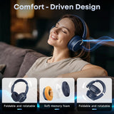 Wireless Headphones Foldable Headset w Mic Earphones Earbuds  - ZDXW140 2489-7