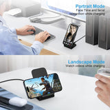 Wireless Charger 15W Fast Stand Charging Pad  Slim Charging Station   - ZDXW206 2556-6