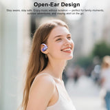 Wireless Ear-hook Open Earphones  Bluetooth Earbuds Over the Ear Headphones True Stereo Charging Case Hands-free  - ZDXW224 2579-7