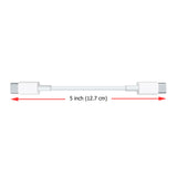  5 inch Short USB-C Cable  PD Fast Charge Cord  	Power Wire  Wire Type-C to Type-C  - ZDS32 2139-2