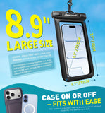 Waterproof Case  2 Pcs Underwater Bag For Pool Sea  Floating Cover Touch Screen  - ZDXW276 2637-3
