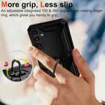 Case Belt Clip Holster Swivel Metal Ring Cover Kickstand Armor  - ZDD90 2206-6