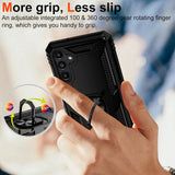 Case Belt Clip Holster Swivel Metal Ring Cover Kickstand Armor  - ZDD90 2206-6