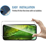 2 Pack Screen Protector Tempered Glass HD Clear Full Cover (Fingerprint Unlock) 9H Hardness  - ZD2V71 2110-2