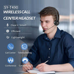 Wireless Headset Mic Headphone Bluetooth Earphone Hands-free  - ZDY01 2252-2