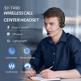 Wireless Headset Mic Headphone Bluetooth Earphone Hands-free  - ZDY01 2252-2