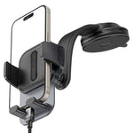 Car Mount Dash Phone Holder Cradle Bendable Adjustable Aluminum Arm Swivel Dock  - ZDY49 2188-2