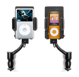 All-in-one FM Transmitter Hands Free Car Kit Charger and Holder with Remote Control - Fonus UK3