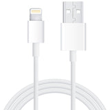 MFI Certified 3ft USB to Lightning Cable - TPE - White - Pinyi - K76