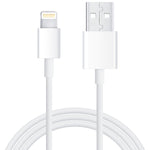 6ft MFI Certified USB to Lightning Cable Charger Cord - TPE - White - Pinyi - R41