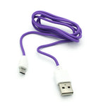 3ft Micro USB Cable Charger Cord - TPE - Purple - Fonus D30