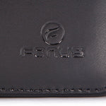 Leather Case Belt Clip Swivel Holster Cover - LCASE19 - Black - Fonus E55