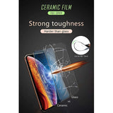 iPhone 7/8 Plus - Ceramics Screen Protector 3D Curved - Full Cover - Shutter Proof - White
