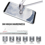 Samsung Galaxy S8 - Tempered Glass Screen Protector - HD Clear Curved - Full Cover