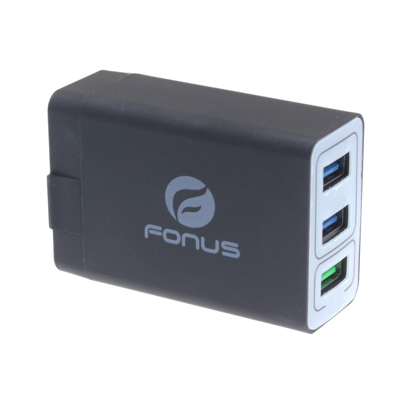 34W 3-Port Fast USB Home Wall Charger - Fonus A61 – uzid