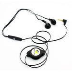 Retractable Earphones 3.5mm Headphones - Dual Earbuds - Black - Fonus B63