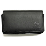 Leather Case Belt Clip Swivel Holster Cover - LCASE27 - Black - Xenda D63
