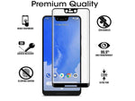 Google Pixel 3 XL - Tempered Glass Screen Protector - HD Clear - Curved - Full Cover