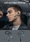 Wireless Earphone Ear-hook Headphone Boom Mic Handsfree Single Headset - ZDZ72