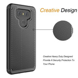Hybrid Case Dual Layer Armor Defender Cover - Dropproof - Black - Selna L05