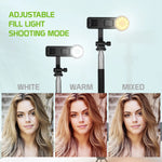 Selfie Stick Wireless Built-in Tripod Remote Shutter Stand Self-Portrait - ZDZ98
