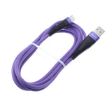 6ft USB-C Cable Charger Cord - Braided - Purple - Fonus R91