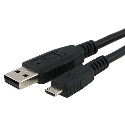 Short micro USB Cable Charger Cord - TPE - Black - Fonus M88 – uzid