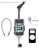 All-in-one FM Transmitter Hands Free Car Kit Charger and Holder with Remote Control - Fonus UK3