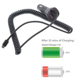 USB-C Fast Car Charger USB Port - QC3.0 - Fonus M80