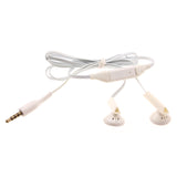 Earphones 3.5mm Headphones Wired Earbuds - White - Fonus T02