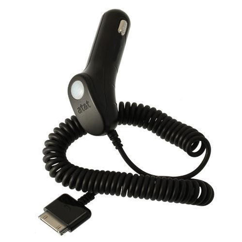 AT&T Car Charger with Extra USB Port - Black