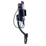 FM Transmitter Car Mount DC Charger Socket Holder - Handsfree Mic - Fonus J47