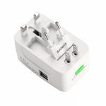 International World Travel Charger Adapter Plug 2-Port USB - M08