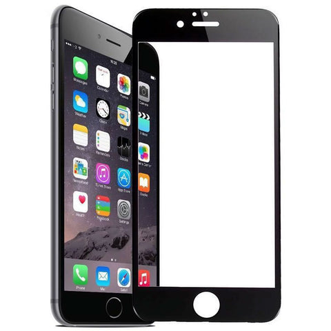 iPhone 7/8 Plus - Tempered Glass Screen Protector - HD Clear - 5D Curved - Full Cover - Black