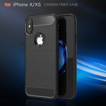 Ultra Slim Carbon Fiber Case Cover - Shockproof - Black - Fonus R95