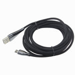10ft Micro USB Cable Charger Cord - TPE - Black - Fonus R85