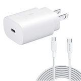 25W Fast Home Charger PD Type-C 6ft USB-C Cable Quick Power Adapter - ZDA79