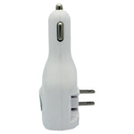 2-in-1 Car Home Wall Charger 2-Port USB - Folding Prongs - Fonus M82