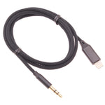 Aux Cable MFI Lightning to 3.5mm Audio Cord Car Stereo Aux-in Speaker Wire Headphone Jack Adapter - ZDA73